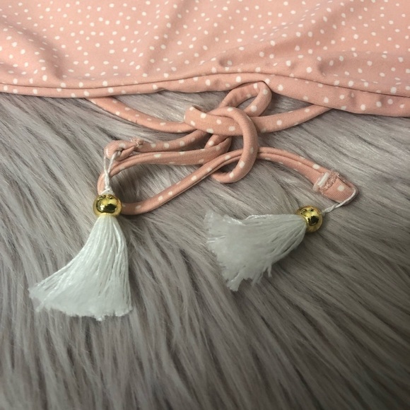 AMUSE Society x Flynn Skye Polka Dot Beach Vida Bling Dawn High Neck Bikini Top - Picture 3 of 9